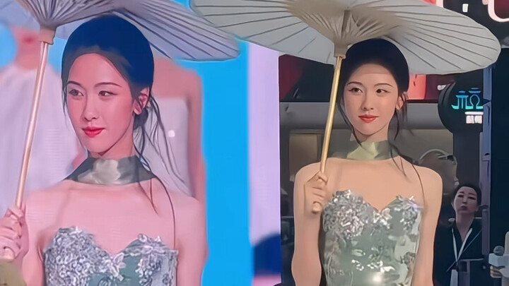 Hèn chi nhiều người bảo cô ấy không lên hình đẹp, xem video này rõ lắm: ngoài đời đầu nhỏ mặt nhỏ, c