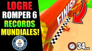 ROMPÍ 6 RECORDS MUNDIALES EN STUMBLE GUYS DE ESTA FORMA! LOS RETOS MAS DIFICILES DE STUMBLE GUYS