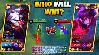 YUZUKE VS TOP GLOBAL DYRROTH TRASHTALKER! | WHO IS THE KING OF LIFESTEAL?! | (INTENSE MATCH!🔥)