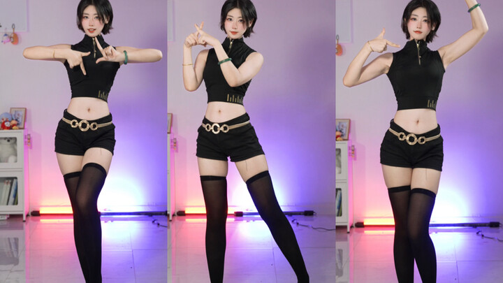 Wow! It’s a sweet and cool short-haired girl!! 9999+1 cover dance～