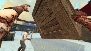 I MADE THINGS GIANT AND SMASHED ENEMIES WITH THEM in Blade and Sorcery VR