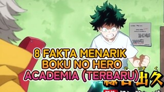 8 Fakta Menarik Boku No Hero Academia