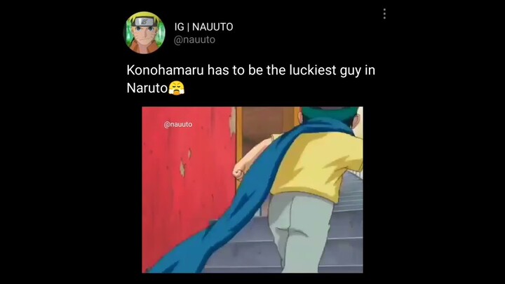 Konohamaru is the luckiest guy 😍😂#naruto #tsunade