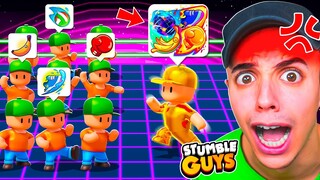 Me CONVIERTO en HACKER con EMOTES ESPECIALES al MAXIMO... STUMBLE GUYS
