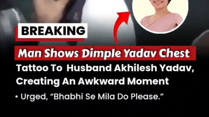 Man at rally shows off tattoo of politician's wife, begs to meet her in person