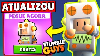 ATUALIZOU A LOJA + NOVA SKIN GRÁTIS PARA TODOS | Stumble Guys