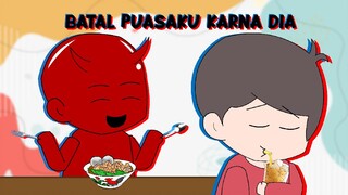 godaan puasa - animasi lucu (artanimasi)