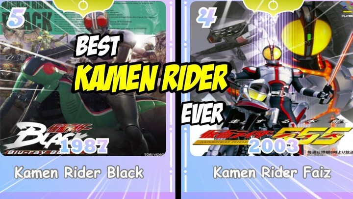 Top 50 Kamen Rider Terbaik - Top 50 Best Kamen Rider