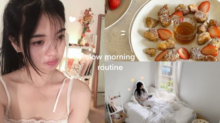 Simple Morning Routine: Slow Early Mornings, Baking French Toast & How I Start a Productive Day