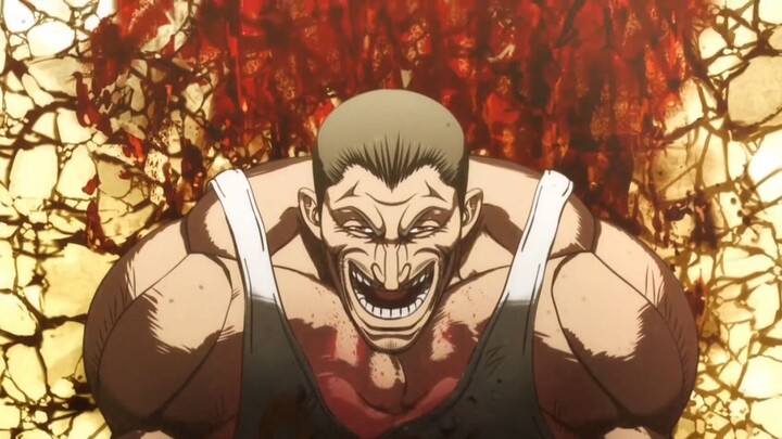 The fastest match of the Kengan Tournament, the decathlon king Fuchi Gozo vs. the fierce tiger Wakat