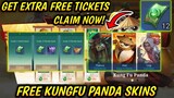 FREE KUNGFU PANDA SKIN TODAY! CLAIM EXTRA FREE TICKETS | KUNGFU PANDA EVENT 2022! - MLBB