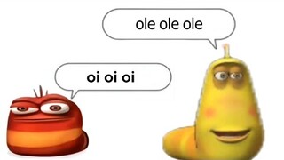 red larva oi oi oi VS yellow larva ole ole ole (epic rap battle)