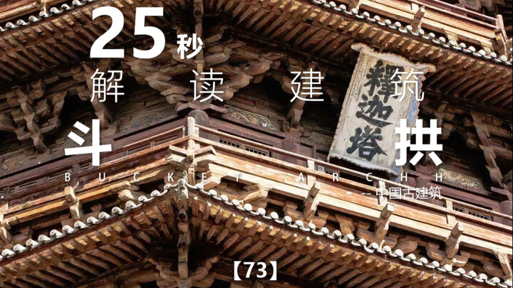 25 วินาทีอธิบายซีรีส์สถาปัตยกรรม 73 | โต่วกง | สถาปัตยกรรมจีนโบราณ