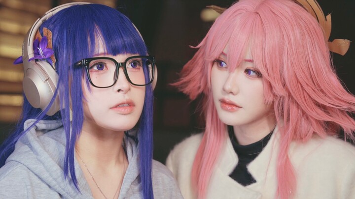 أنا الآخر في العالم 丨 كوس بلاي مجموعة مينغشين 丨 الجنرال رايدن وياكوي شينكو النسخة الحديثة