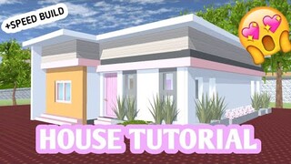 🌼HOUSE TUTORIAL🌼+SPEED BUILD|SAKURA SCHOOL SIMULATOR(TUTORIAL!)