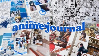 anime journal with me | attack on titan ⚔️