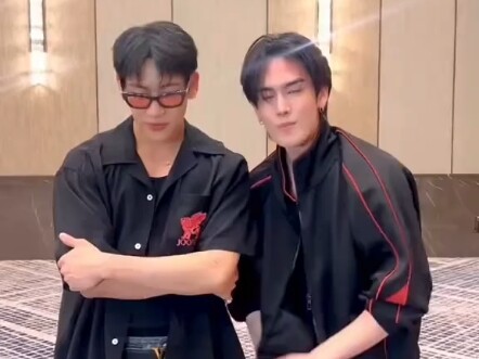 Tata came out to dance, but the other person… I don’t know them.