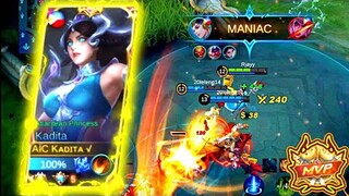 KADITA BULLIED FANNY IN RANK!! DON'T RECALL IN MY FACE FANNY!! | TOP GLOBAL KADITA | MLBB