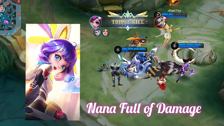 Nana lang katapat sa Epic Tulog sila lahat |Mobile legend bang bang