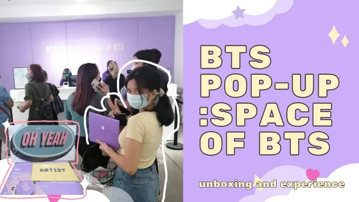 📦 unboxing + experience in BTS Pop-Up:Space of BTS ┊Philippines