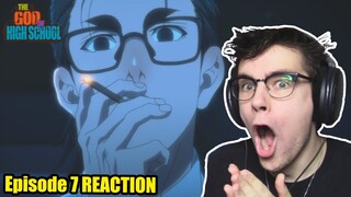 Q IS A BADASS!! The God of Highschool Anime: Episode 7 REACTION