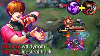 HOW TO PLAY DYRROTH AGAINST TOUGH HERO? BEST EMBLEM AND BUILD 2021- MLBB