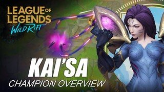 Kai'sa: Champion Spotlight | Ability Preview - WILD RIFT