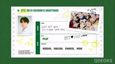 BTS Season's Greetings 2019