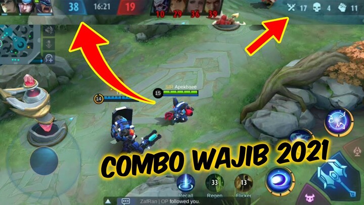 COMBO WOMBO MOBILE LEGENDS TERBAIK 2021 SELEPAS UPDATE !! RUGI TAK CUBA MLBB