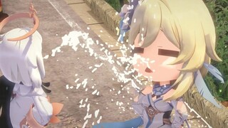 [ เก็นชินโอมแพกต์ Animation Short] Water Spray