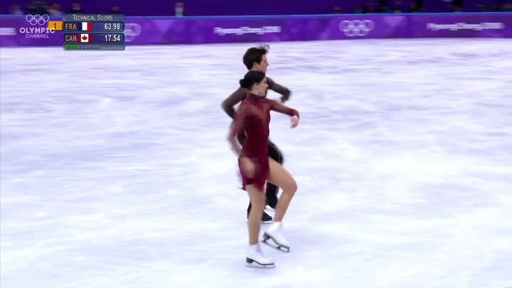 Tessa Virtue and Scott Moir's Moulin Rouge PyeongChang 2018 individual event- Olympics free dance