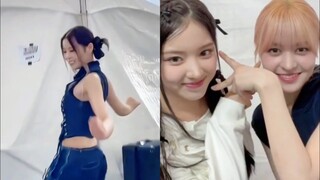 NMIXX đã cập nhật hai bài đăng trên Tik Tok hôm nay | Em út điển trai KYUJIN và cặp đôi Jiwoo & Lily