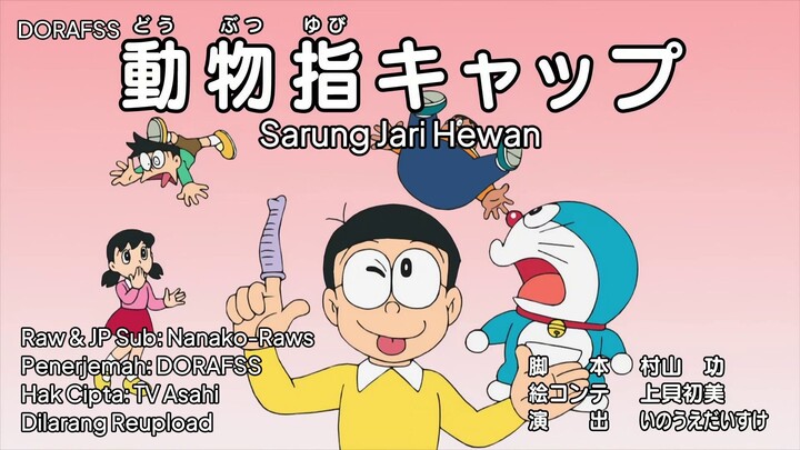 Doraemon 915 AB Sub Indo & Eng Terbaru: Sarung Jari Hewan & Monster Ikan di Genangan Air