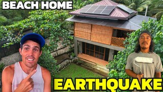 EARTHQUAKE CRACKED My PHILIPPINES BEACH HOME (Cateel, Davao)