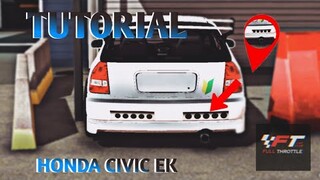 How to make a honda ek subframe TUTORIAL | Car Parking multiplayer