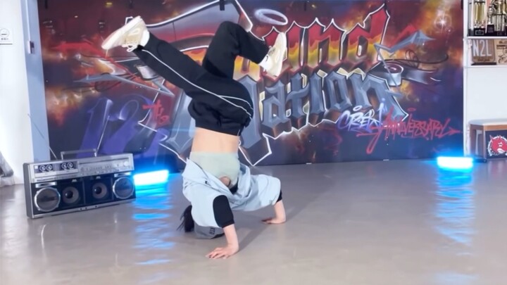 This is a Bgirl—street dance queen, combining stunning looks with incredible skill!