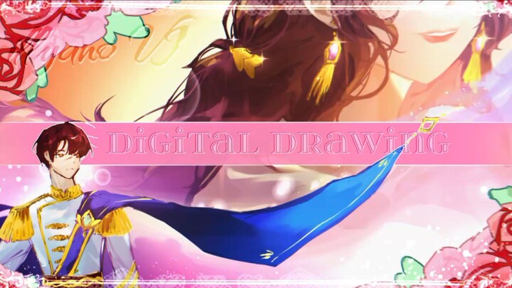 DIGITAL DRAWING|| tema nya suka-suka guehj✌️🤤 (tema cinta-cintaan kerajaan maksudnyak🌝)🌚🐟