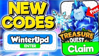 New "Winter Update Working Codes in Roblox Treasure Quest