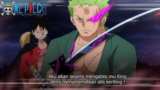 OP 1032 ! KEKUATAN BARU ZORO BERHASIL MEMBUAT TOPENG KING HANCUR ! Prediksi