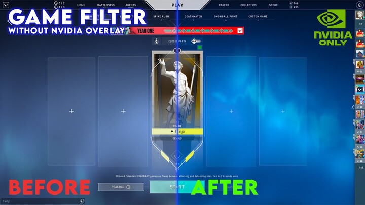 CARA SETTING GAME FILTER TANPA NVIDIA OVERLAY || NVIDIA ONLY