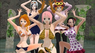[MMD One Piece] - Robin Nami Koala Rebecca Viola - Wannabe (Full 5P Version)