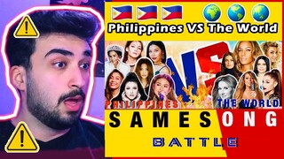 DON'T FIGHT ME!! Philippines VS The World! | Same Song Battle | REACTION