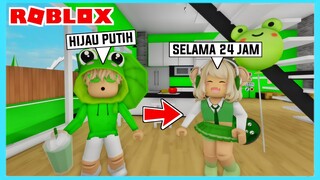 24 Jam Serba Warna Hijau Putih Di Roblox Brookhaven ft @Shasyaalala