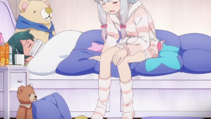 Sister Sagiri wears pink equipment and takes care of herself. Her breasts are very soft.