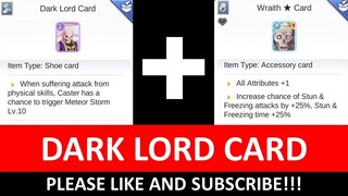 RAGNAROK MOBILE: DARK LORD CARD