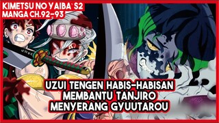 KNY S2 (92-93) | Uzui Tengen Habis-habisan Membantu Tanjiro Memenggal Kepala Gyuutarou!!!