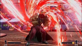 KOF15　チャンピオン　オメガルガール　烈風拳で飛ばせてMAX超必殺技で落とす…性能高いオメガルガール