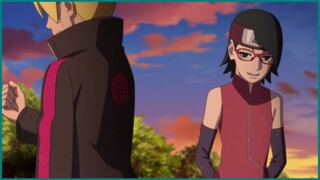 Sarada Flirts with Boruto | Boruto x Sarada Borusara Moments