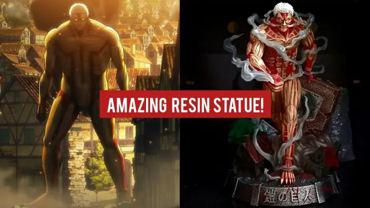 Armored Titan Giant Studio Resin Statue Unboxing and Review (Attack on Titan)