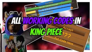 (AUGUST 2020) King Piece - ALL WORKING CODES | Roblox |